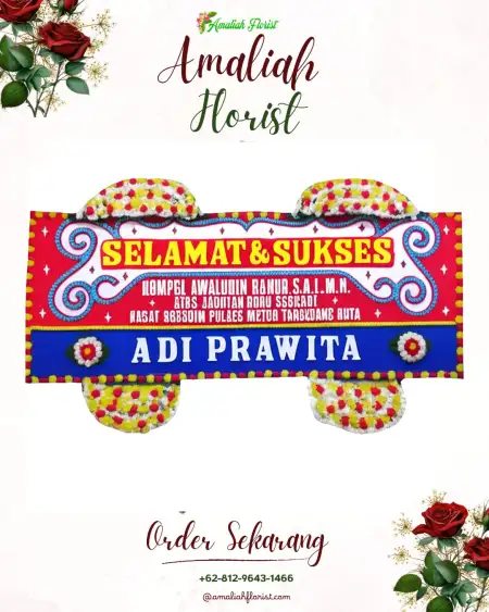 Papan Bunga Ucapan Selamat Krenceng
